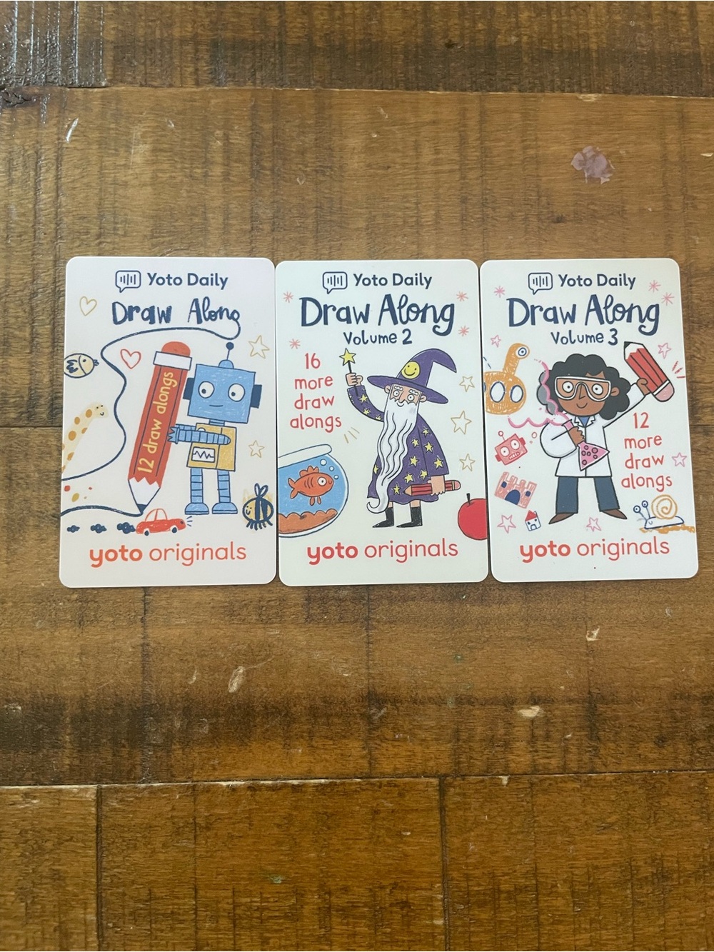 Yoto Daily Draw Alongs Volume 1, 2, & 3